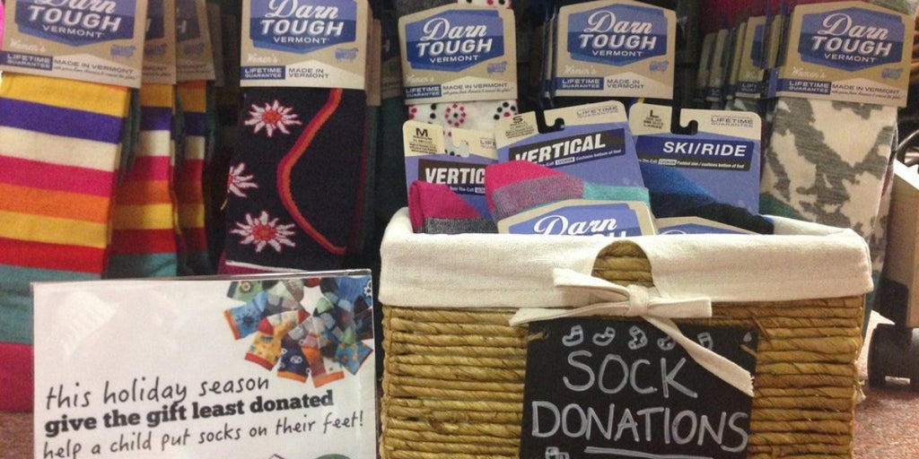 Sock Drive to Support Vermont's Homeless darn tough sock image
