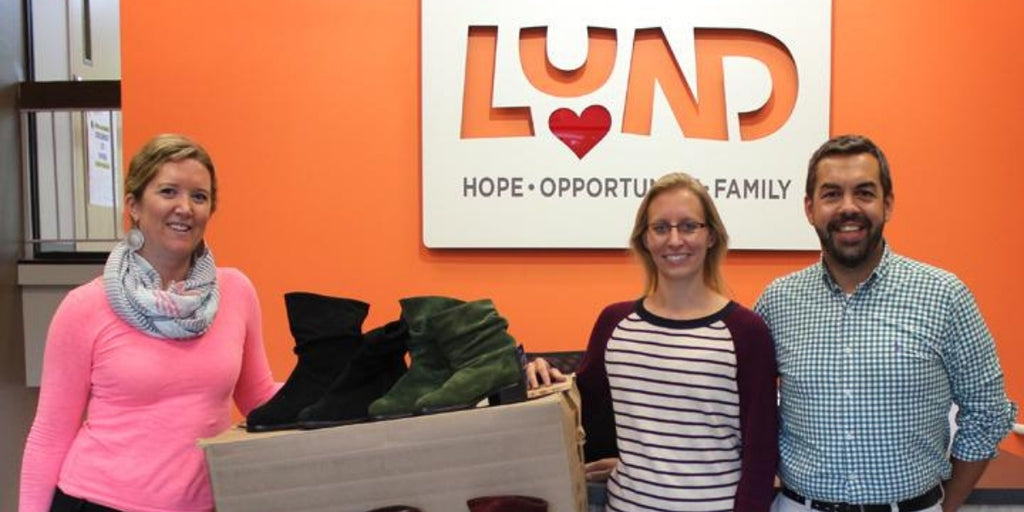 Lenny's Shoe and Apparel Donates over $4,000 worth of fall boots to Lund image