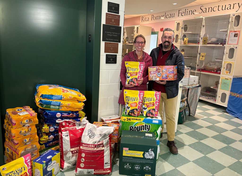 Stocking up for the Animals at the Humane Society of Chittenden County