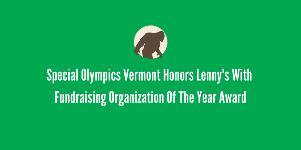 Special Olympics Vermont honors Lenny's with Fundraising Organization of the Year Award