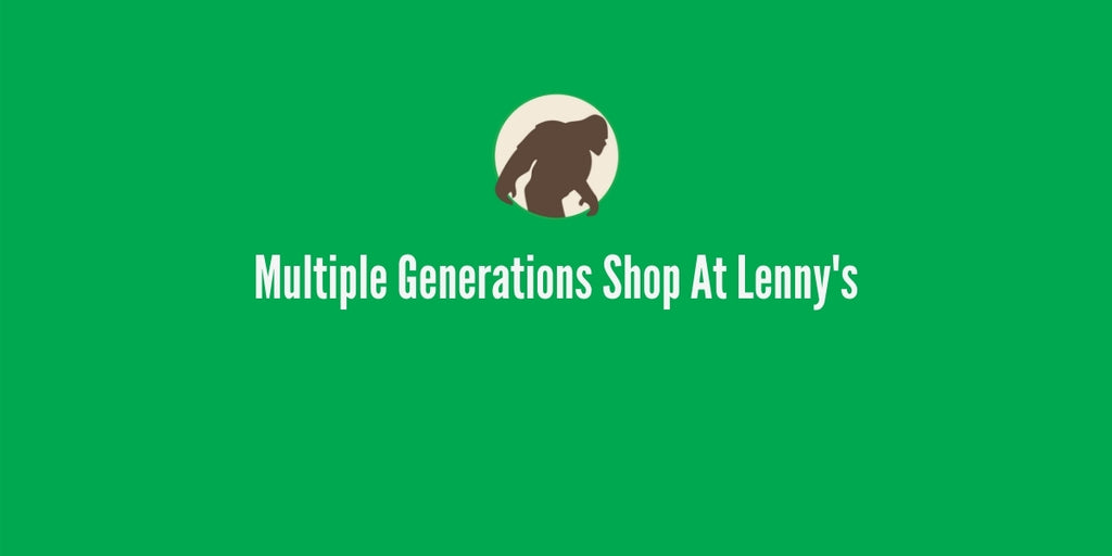 Multiple Generations Shop at Lenny's