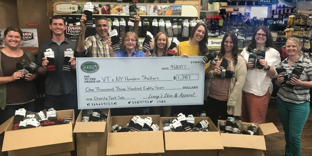 Businesses Partner to Provide Over $96,000 of Socks and Support to Homeless image