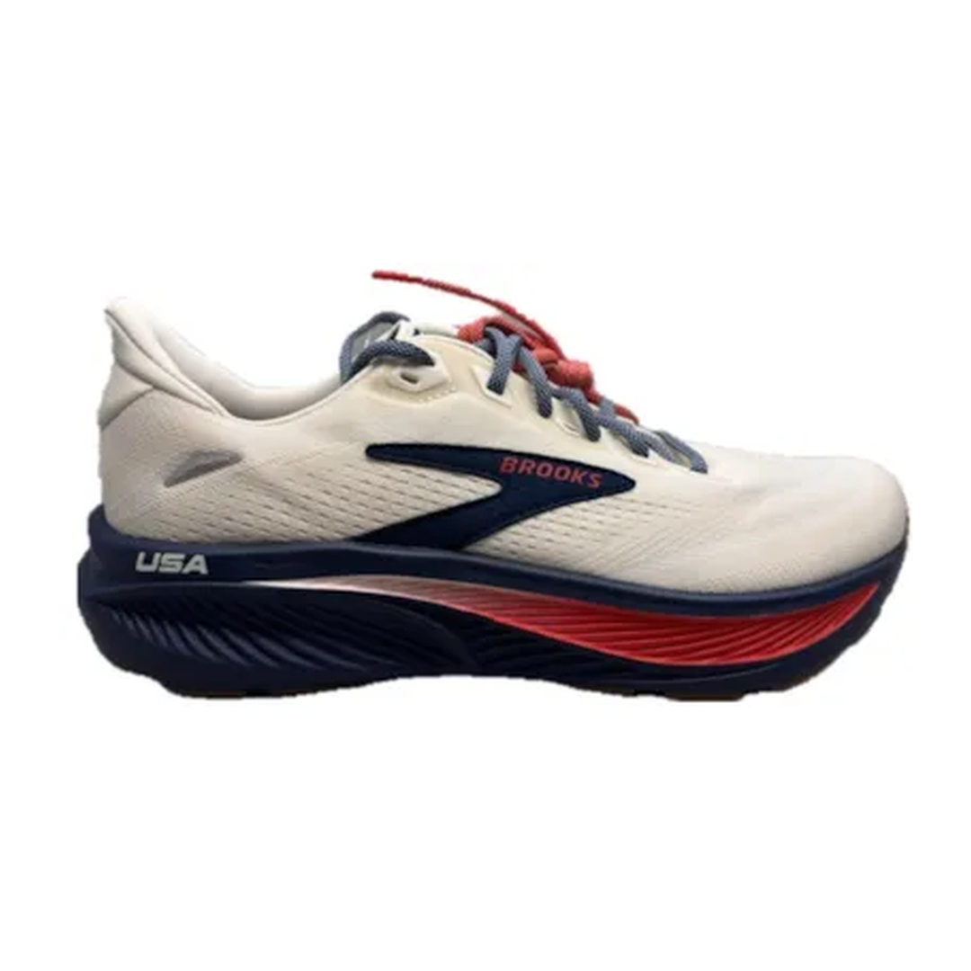 Zapatillas de running Ghost 18 de Brooks para hombre - Coconut/Red/Blue