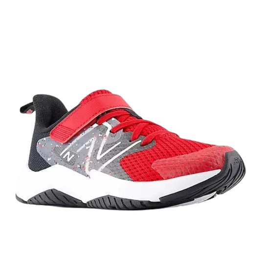 New Balance Kids' Rave Run v2 Bungee Lace Shoe - Team Red