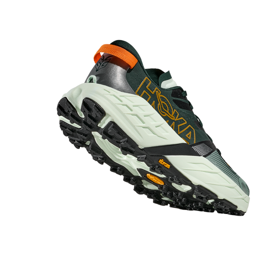 Hoka running shoe on a white background