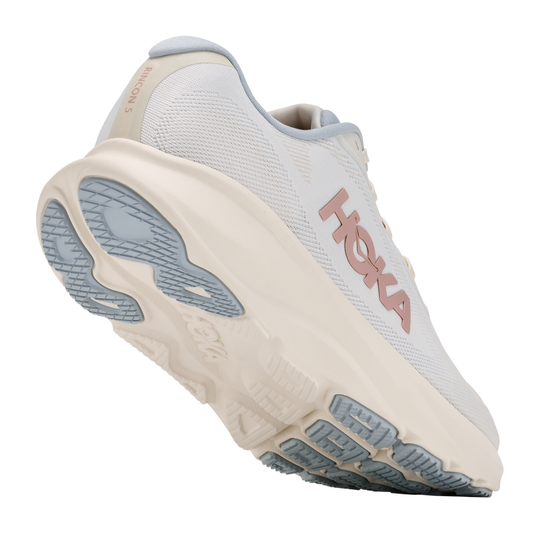 Hoka running shoe on a white background