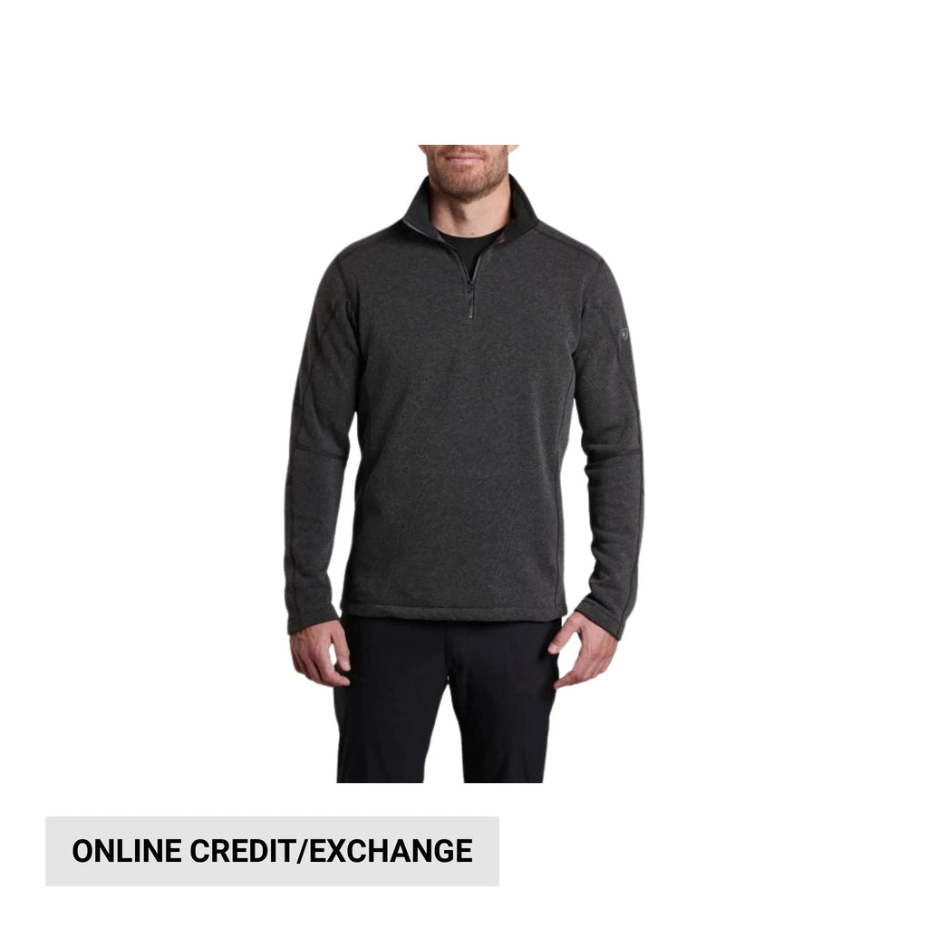 Kuhl Men's Revel Quarter Zip Sweater - Steel - Lenny's Shoe & Apparel