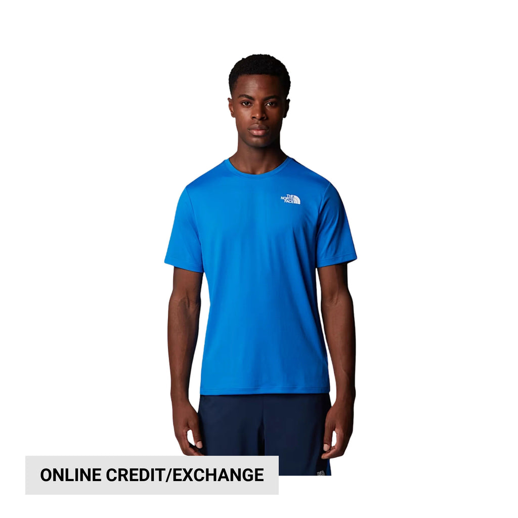 The North Face Men's 24/7 Short Sleeve T Shirt - Hero Blue - Lenny's Shoe & Apparel