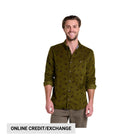 Toad & Co Men's Scouter Cord Long Sleeve Shirt - Fir Bird Print - Lenny's Shoe & Apparel