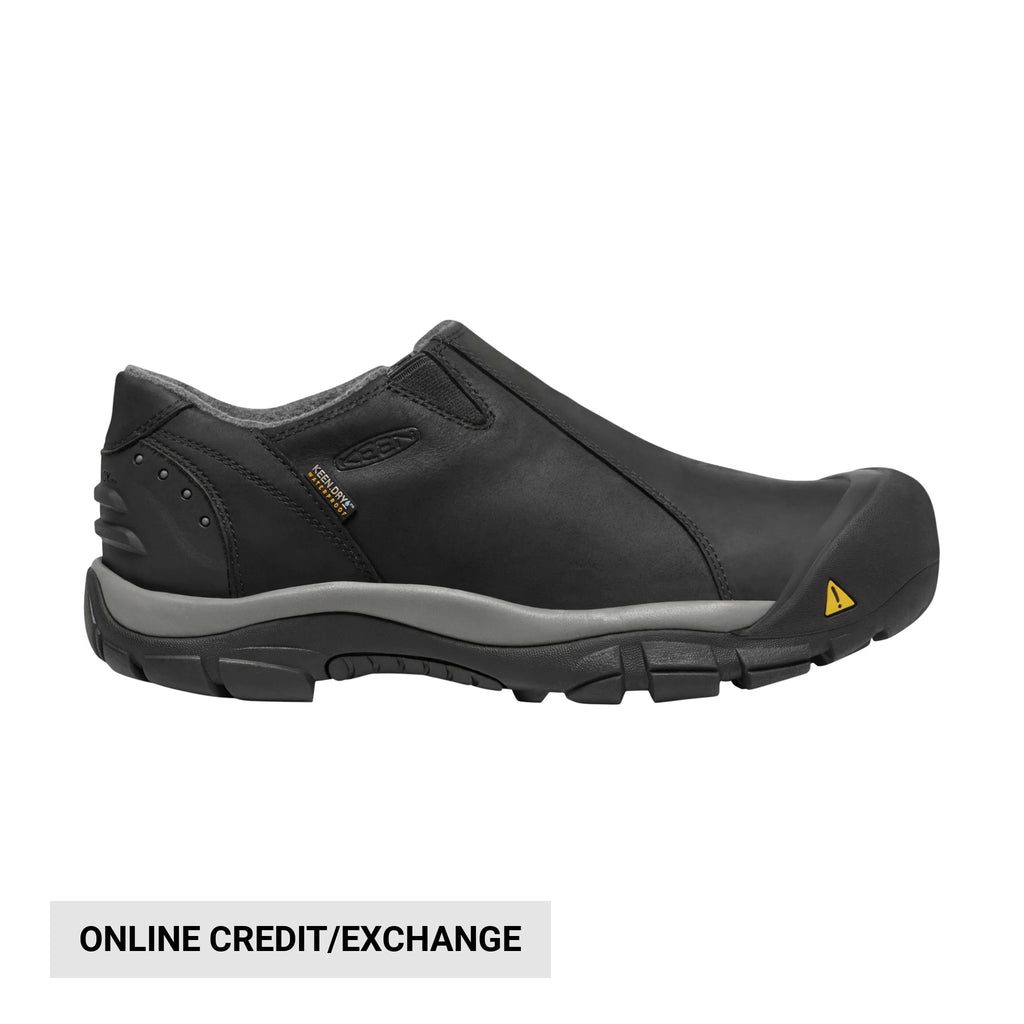 KEEN Men's Brixen Waterproof Low Shoes - Black /Gargoyle - Lenny's Shoe & Apparel
