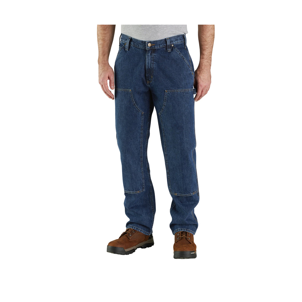 blue jeans on white background 