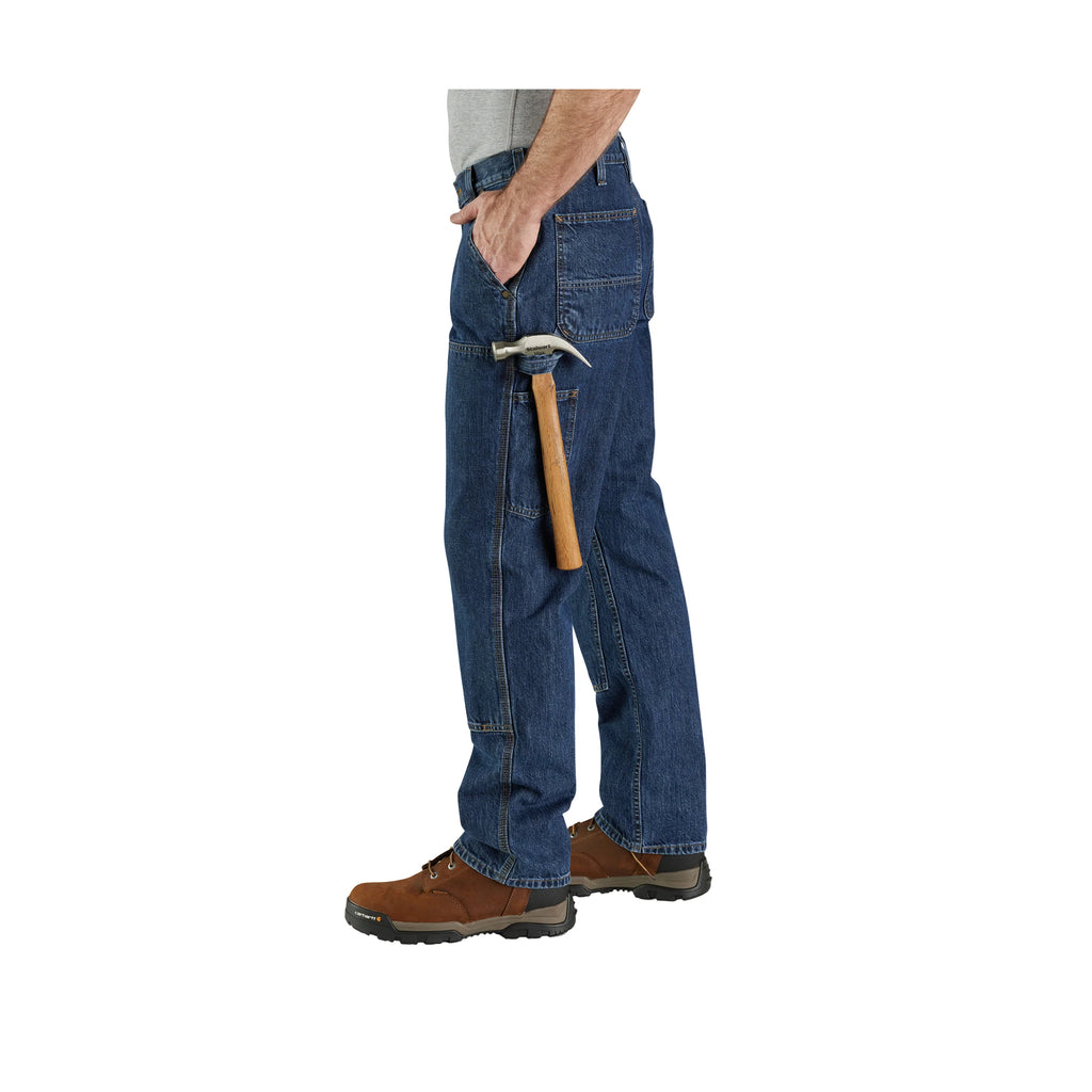 blue jeans on white background 