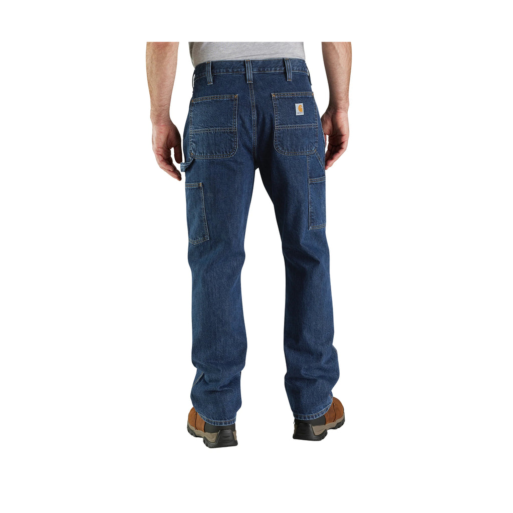 blue jeans on white background 