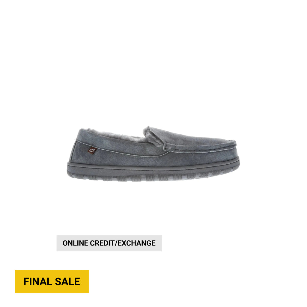 Lamo Men's Harrison Slippers - Dark Charcoal - Lenny's Shoe & Apparel