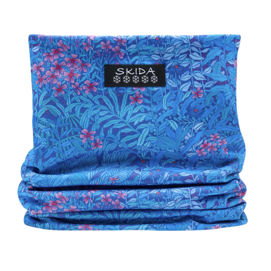 Skida Alpine Fleece Neckwarmer - Jasmine on a white background