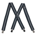 Striped suspenders on a white background