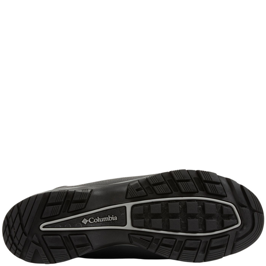Columbia Men's Liftop III Winter Boots - Black/ Ti Grey Steel on a white background. 