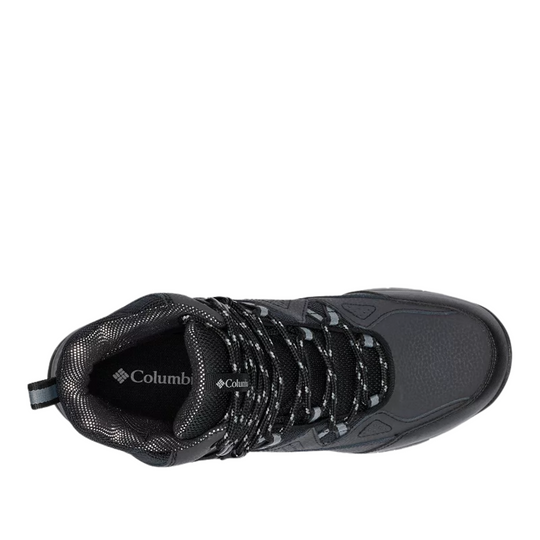 Columbia Men's Liftop III Winter Boots - Black/ Ti Grey Steel on a white background. 