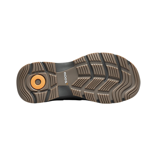 black bogs boot brown sole