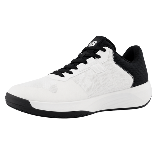 White and black sneaker on a white background