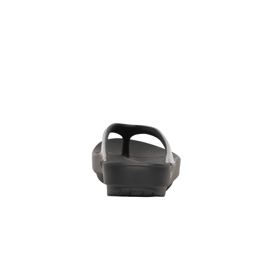 Black sandal on a white background