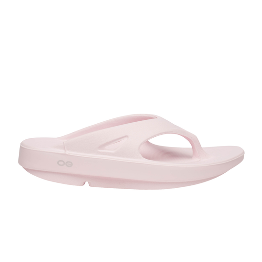 Pink sandal on a white background