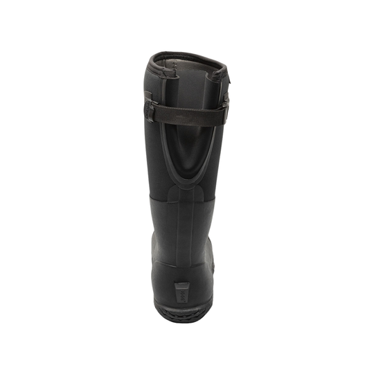 black adjustable calf farm boot