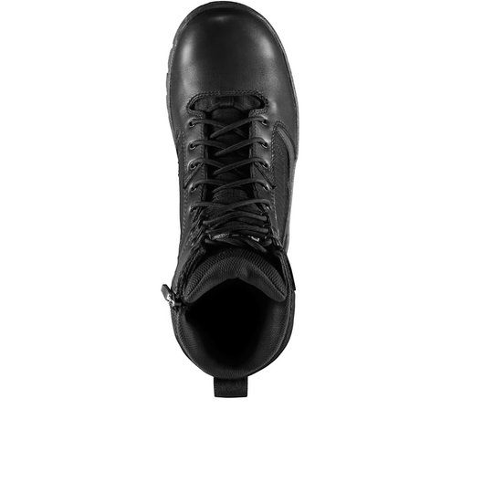 black boot top view