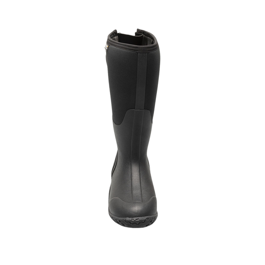 black adjustable calf farm boot