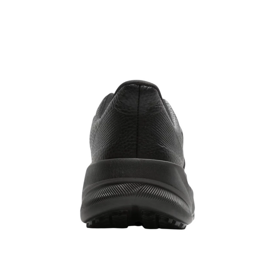 Brooks Women's Ghost Max Slip Resistant Shoes - Black on a white background.