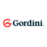 Gordini logo with red and blue design on a white background