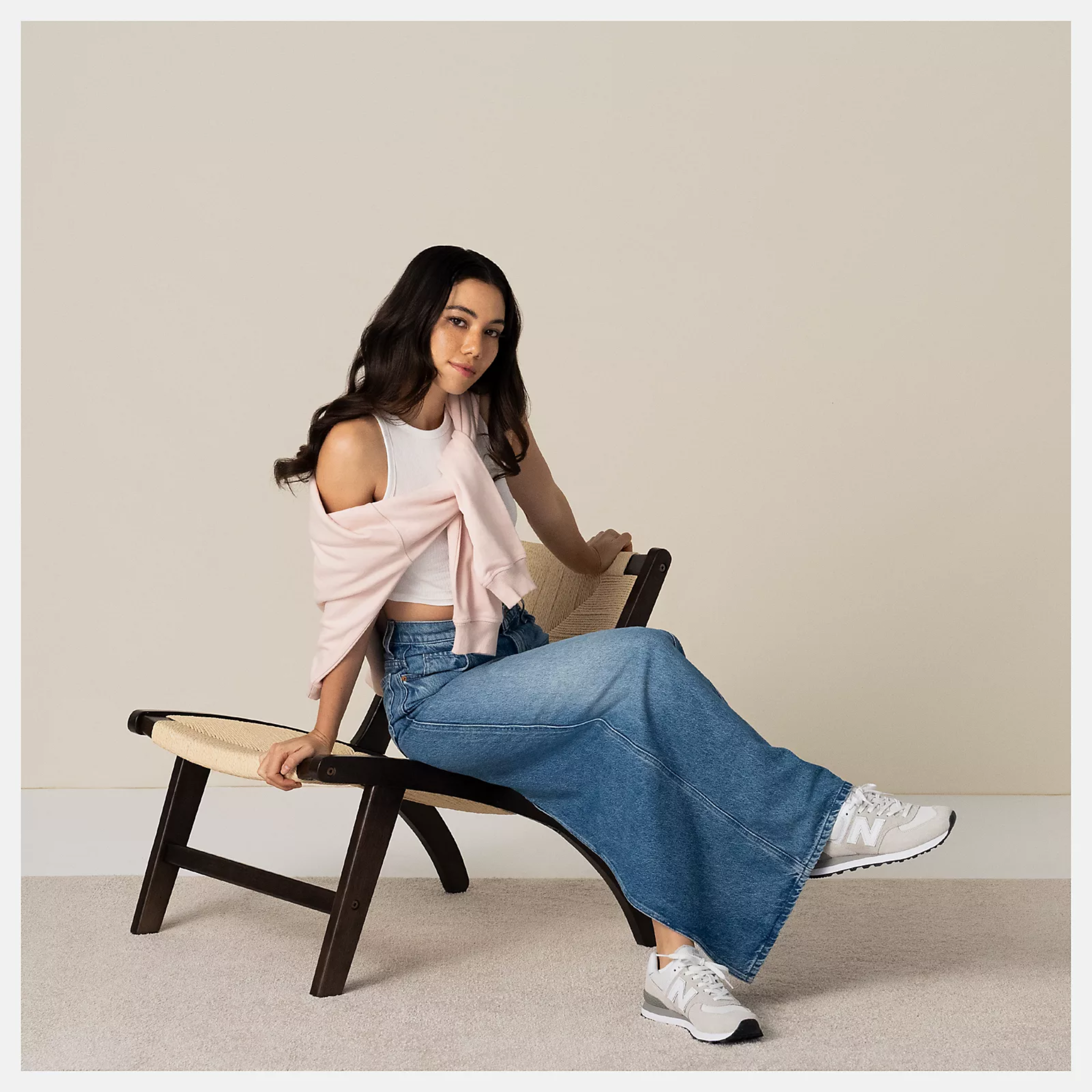 New Balance Women's 574 Lifestyle Shoes - Nimbus Cloud With NB