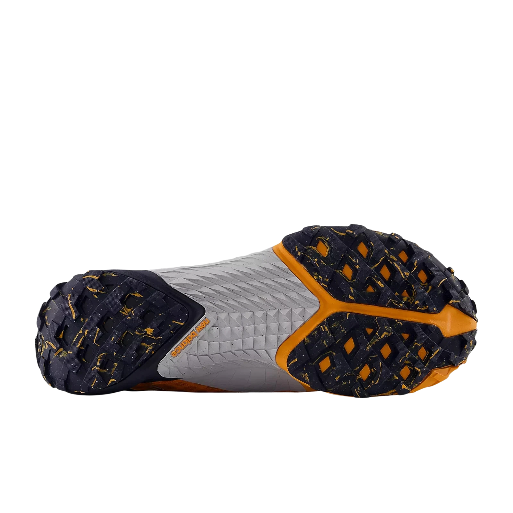 New Balance Men's Minimus Trail Runner Shoes - Midnight/Orange
