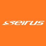 Seirus logo on an orange background