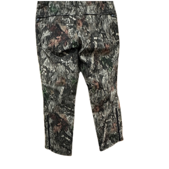 Camouflage pants on a white background