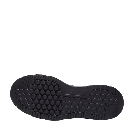Black shoe sole on a white background
