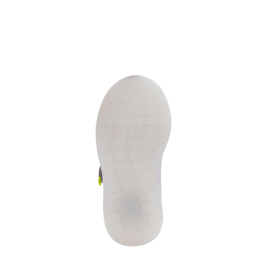 White shoe sole on a white background