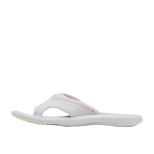 White sandal on a white background