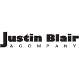 Black text 'Justin Blair & Company' on a white background