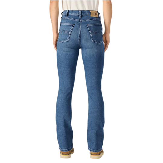 back of Blue Jeans