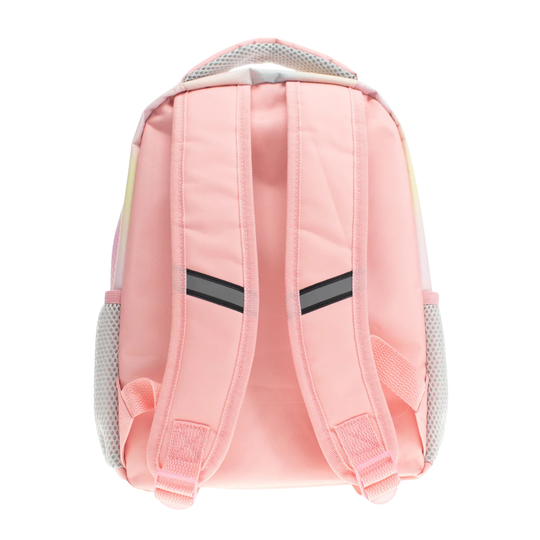 back of Western Chief Kids' Unicorn Mini Backpack - Pink on white background