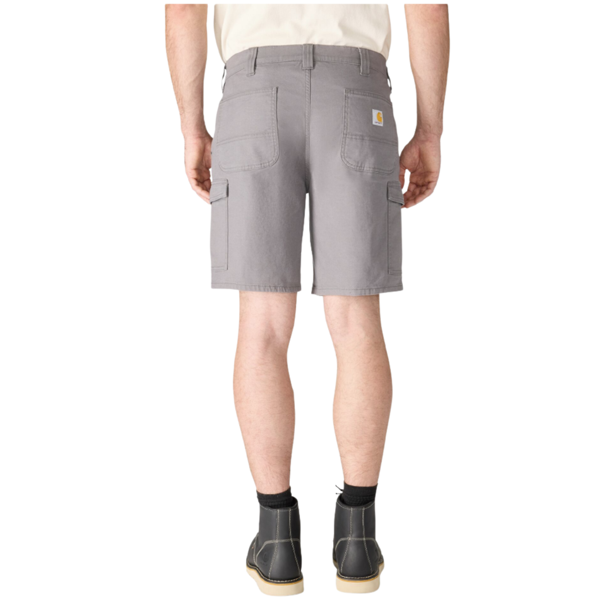 Carhartt Men's 9 Inch Relaxed Fit Canvas Cargo Short - Steel