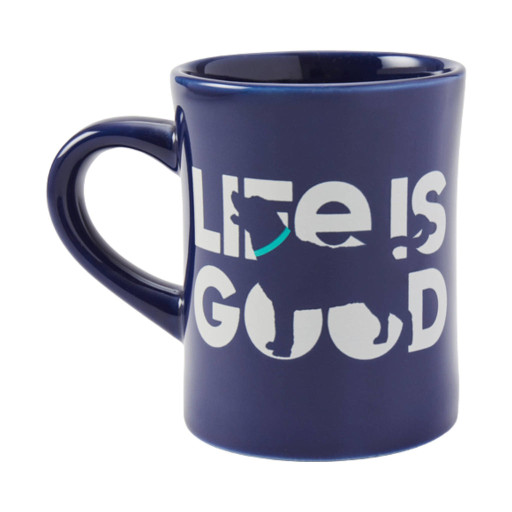 Life Is Good Lab Diner Mug - Darkest Blue - Lenny's Shoe & Apparel