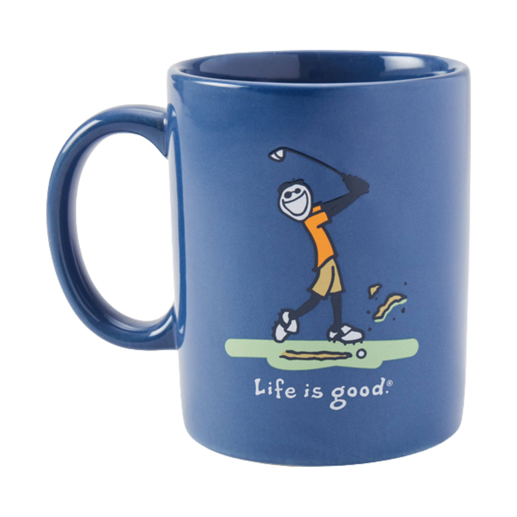 Life Is Good Jake Golfing Jake's Mug - Vintage Blue - Lenny's Shoe & Apparel