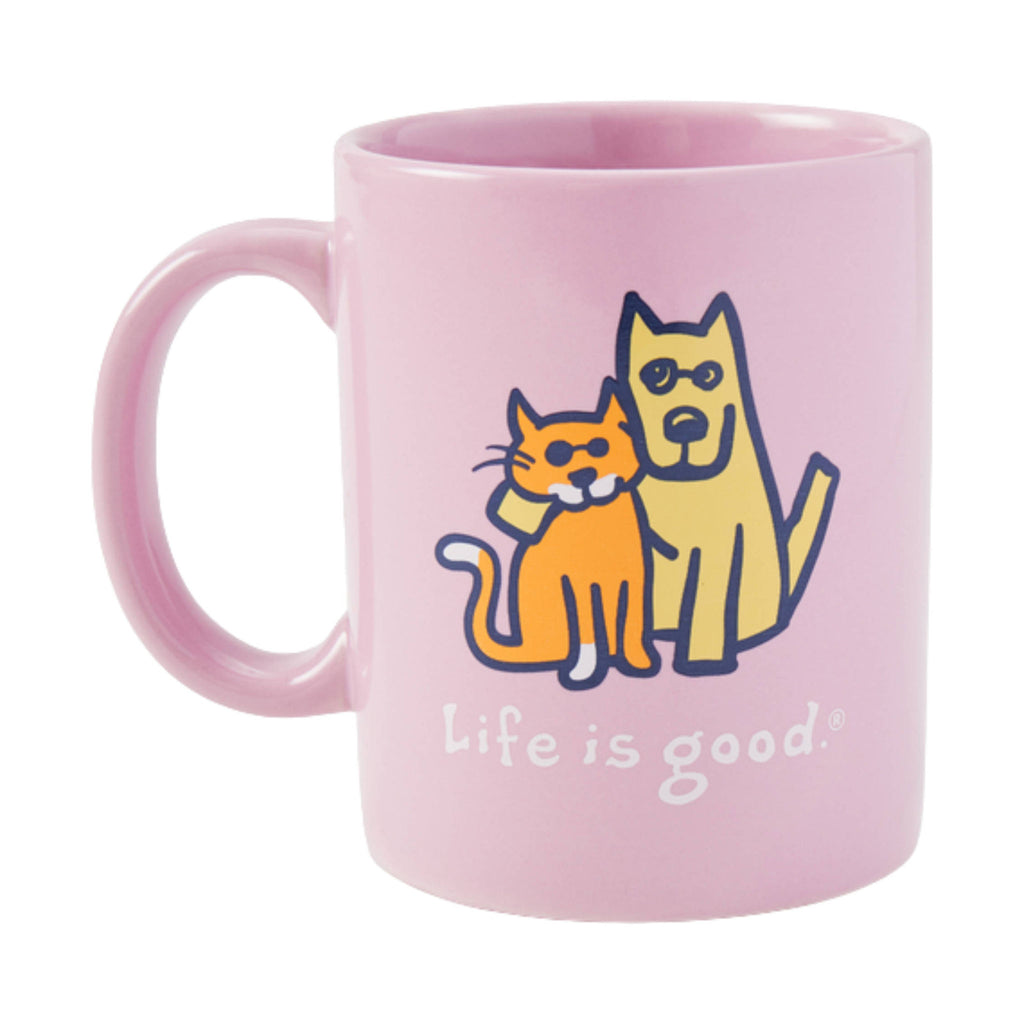 Life Is Good Rocket and Cat Jake's Mug - Violet Purple - Lenny's Shoe & Apparel