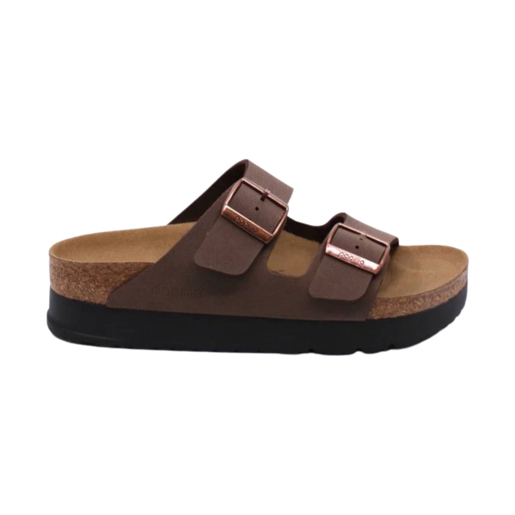 Birkenstock Papillio Arizona Platform Vegan Sandal - Mocha - Lenny's Shoe & Apparel