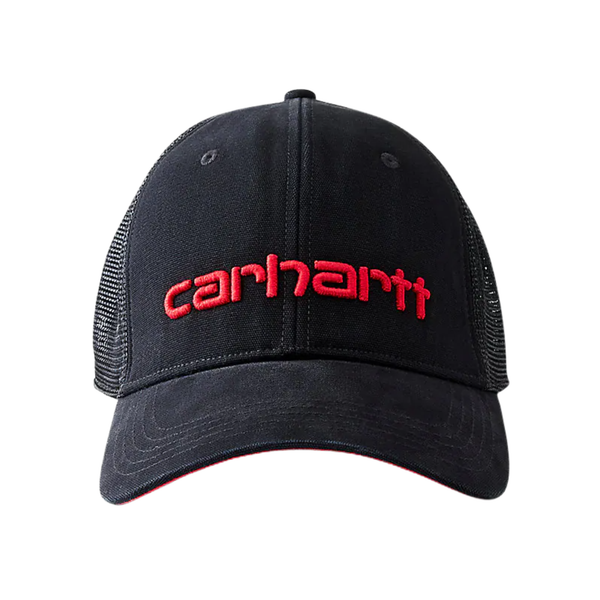 Carhartt Canvas Mesh Cap - Black/Crab Apple – Lenny's Shoe & Apparel