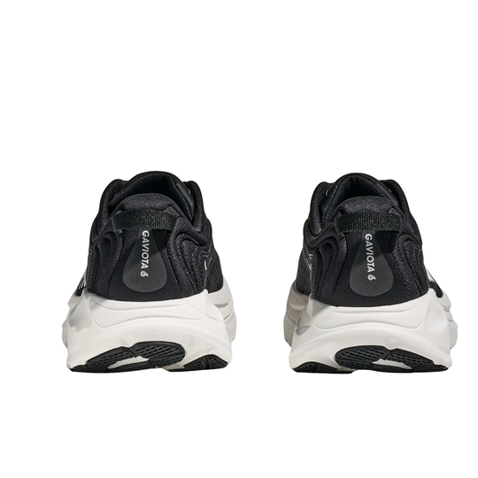 Black and white sneakers with 'Gavin' branding on a white background
