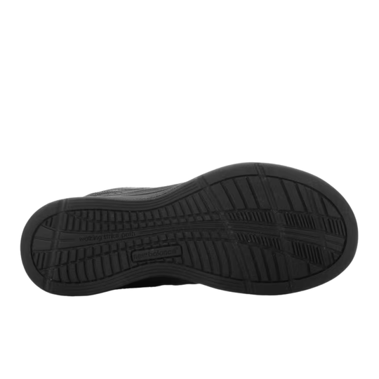Black shoe sole on a white background