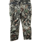 Camouflage pants on a white background